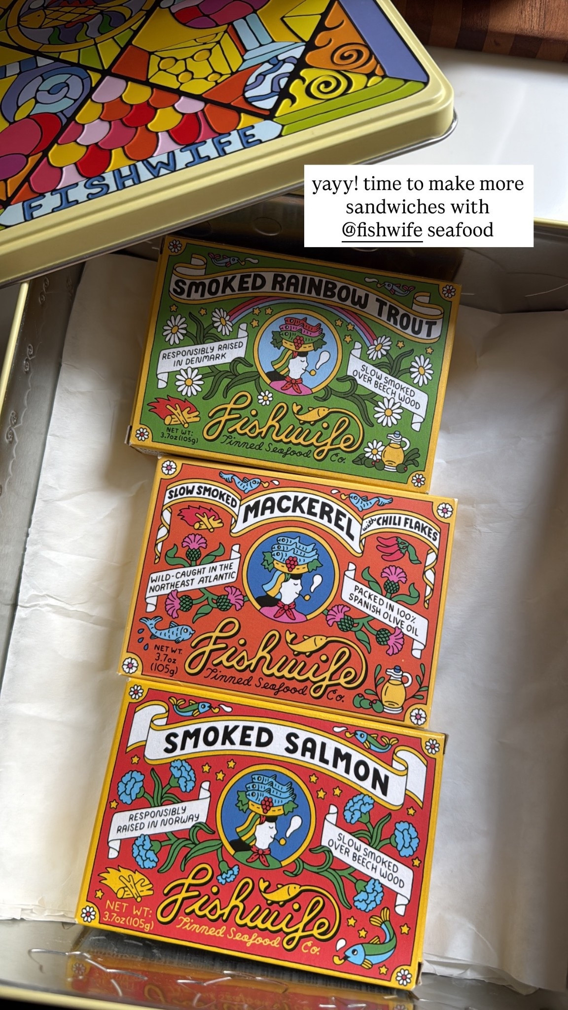 can’t wait to make sandwiches with @Fishwife !! the perfect easy lunches :) #fishwife  #lunchideas #ad

#LTKMothersDay #LTKfoodie #LTKmomlife