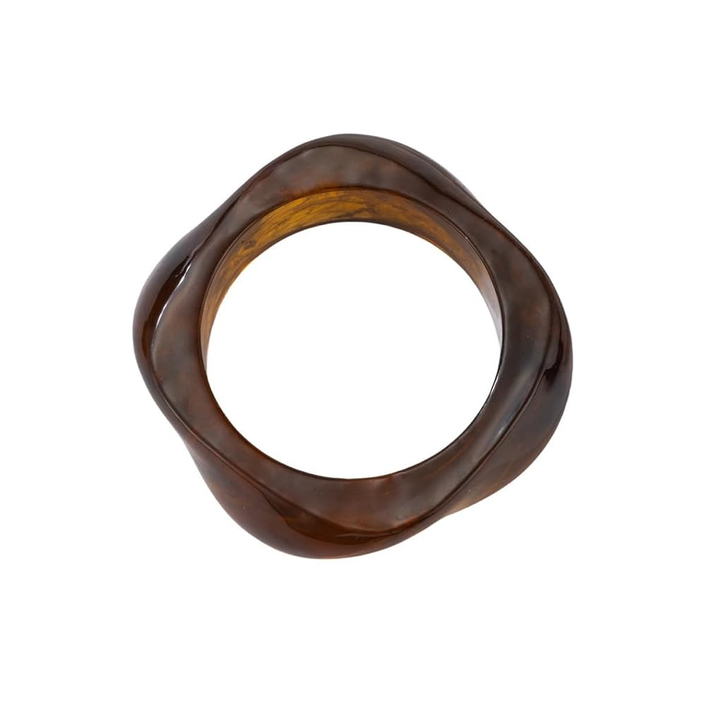 MIFYNN Chunky Transparent Acrylic Bracelet - Irregular Large Square Geometric Polygon Candy Bangl... | Amazon (US)