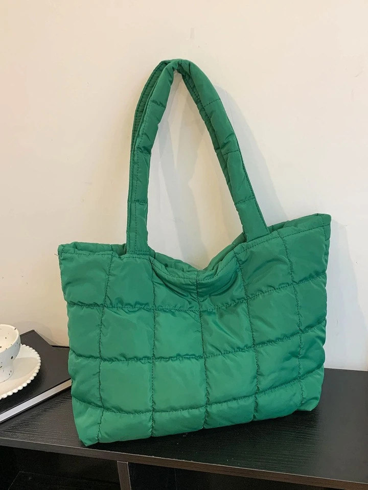 Ultra-lightweight High-capacity Quilted Tote Bag | SHEIN