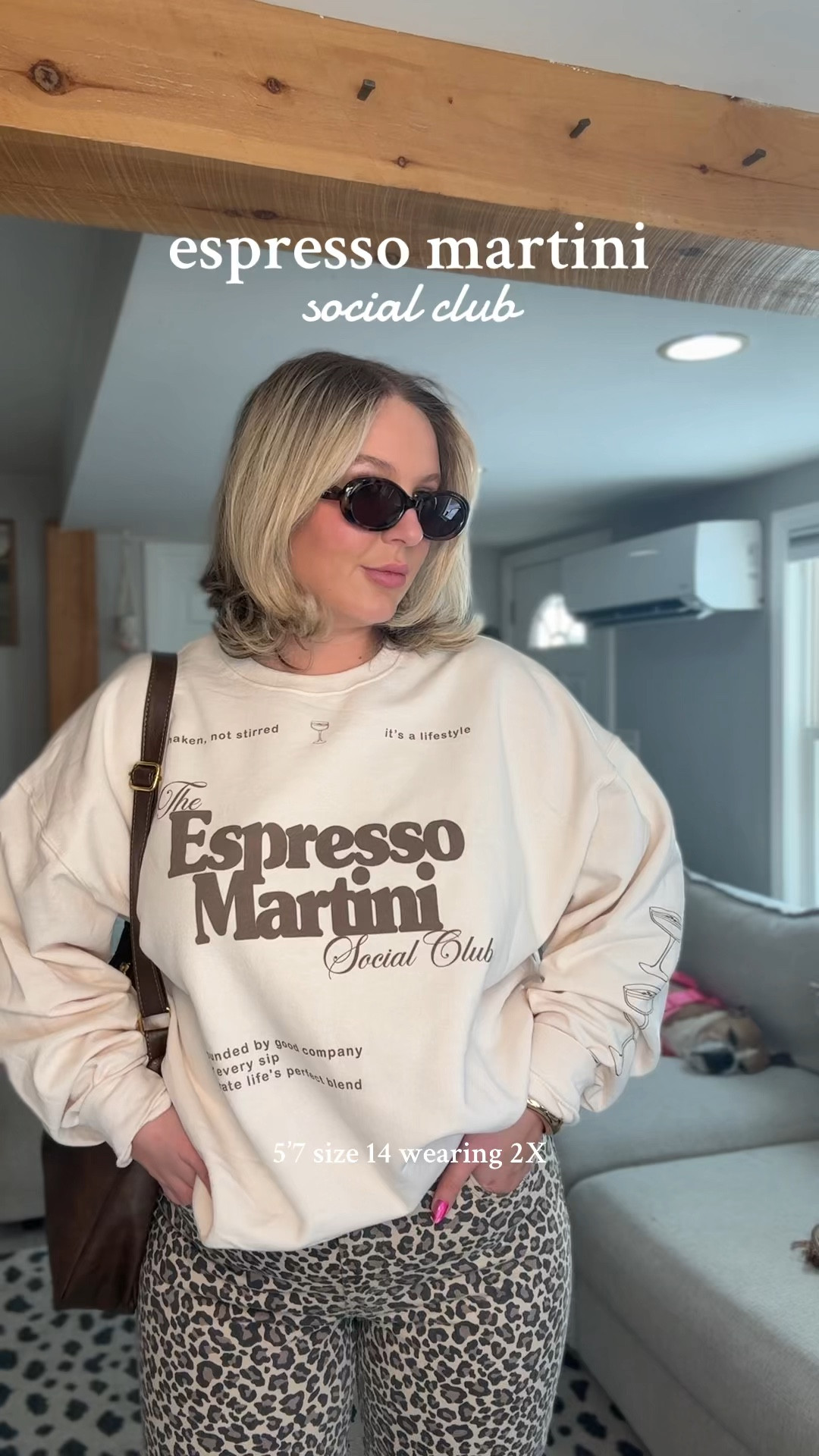 Espresso Martini Social Club Crewneck 
Wearing size 2X

#LTKMidsize