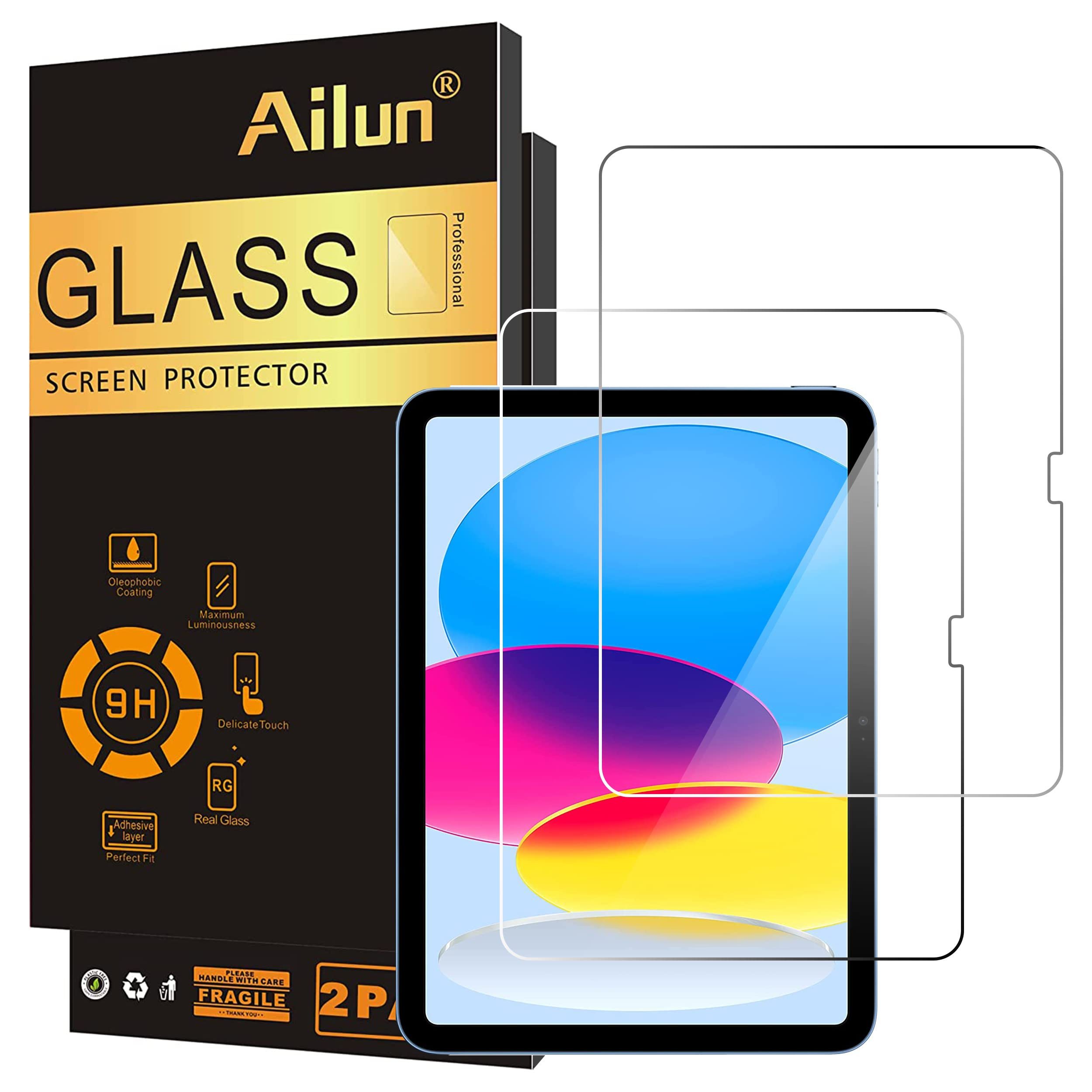 Ailun Screen Protector for iPad 11th A16 2025 [11 Inch] / 10th Generation 2022 [10.9 Inch], Tempe... | Amazon (US)