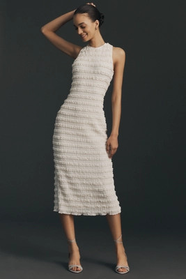 Walter Baker Livia Sleeveless Textured Midi Dress | Anthropologie (US)