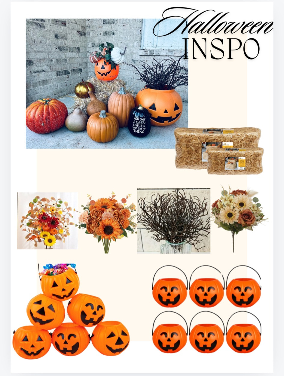 Halloween inspo on a budget! This year I opted for affordable porch decor with simple pumpkin candy holders and stems!! 

#LTKSeasonal #LTKFallSale #LTKHalloween