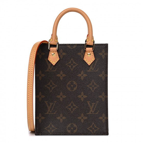LOUIS VUITTON Monogram Petit Sac Plat | Fashionphile