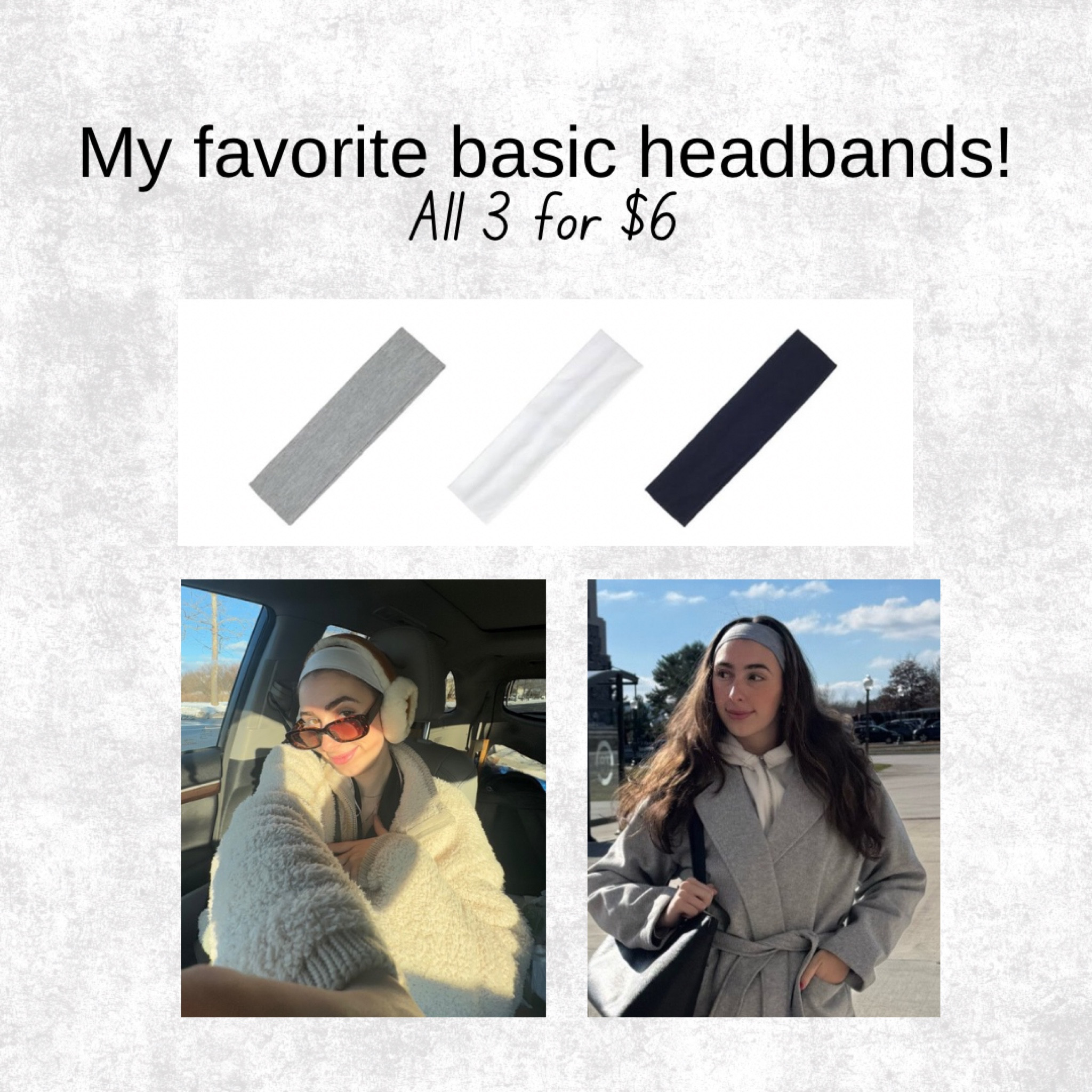 I’ve had this exact 3-pack for over 2 years! These basic headbands are a game changer for effortless style and keeping hair out of the way. Perfect for cozy days or chic errands—they’re a staple in my wardrobe!

#LTKFindsUnder50 #LTKStyleTip #LTKSeasonal