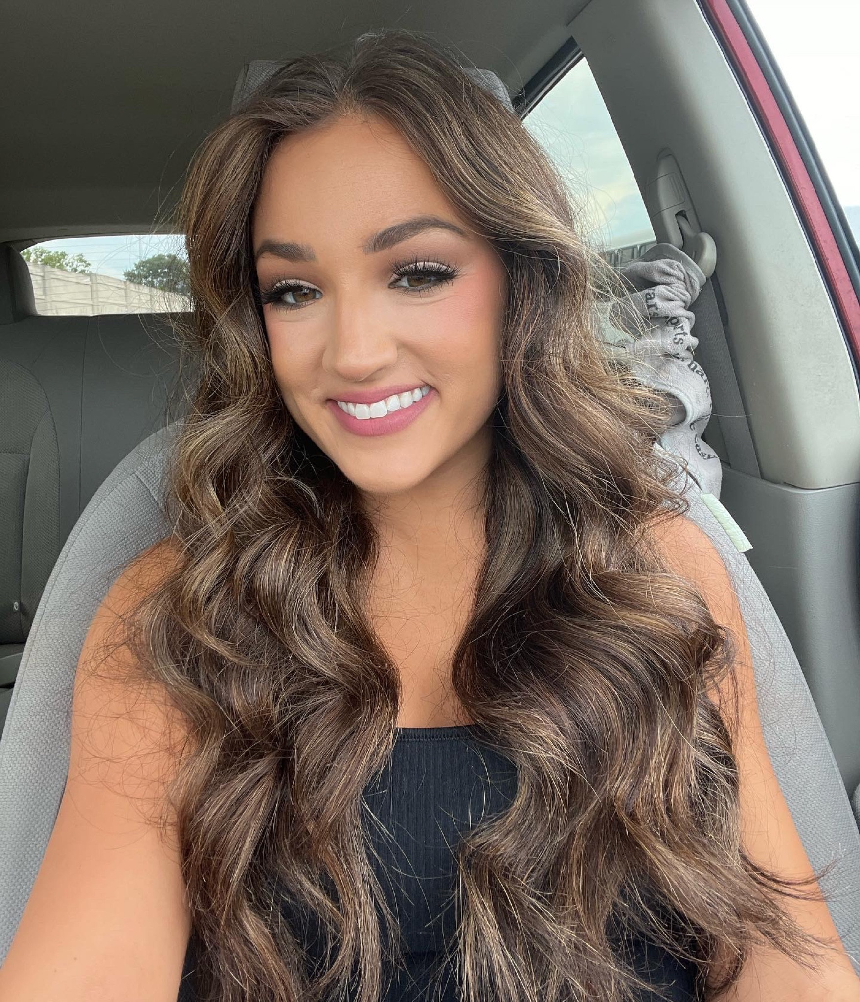 Hair products= heat and color protectant, brush blow dryer, curling iron can double as a wand, hair oil