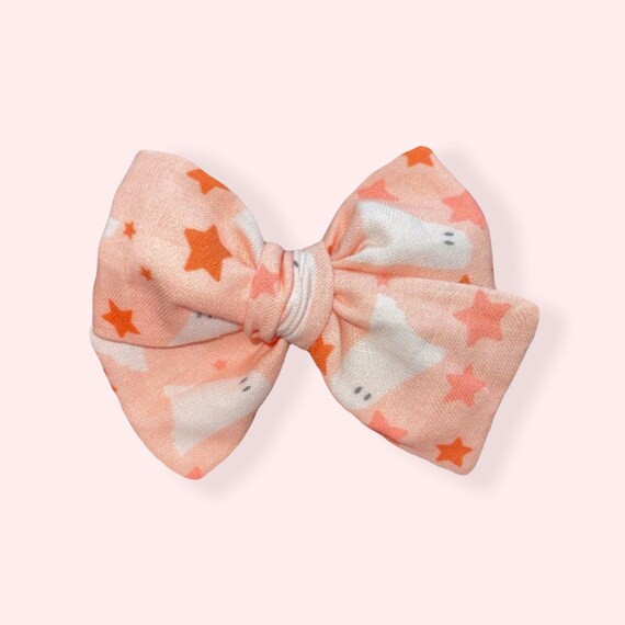 Halloween Bow / Cute ghost bow / spooky bow / baby hair bow / girls hair bow | Etsy (US)