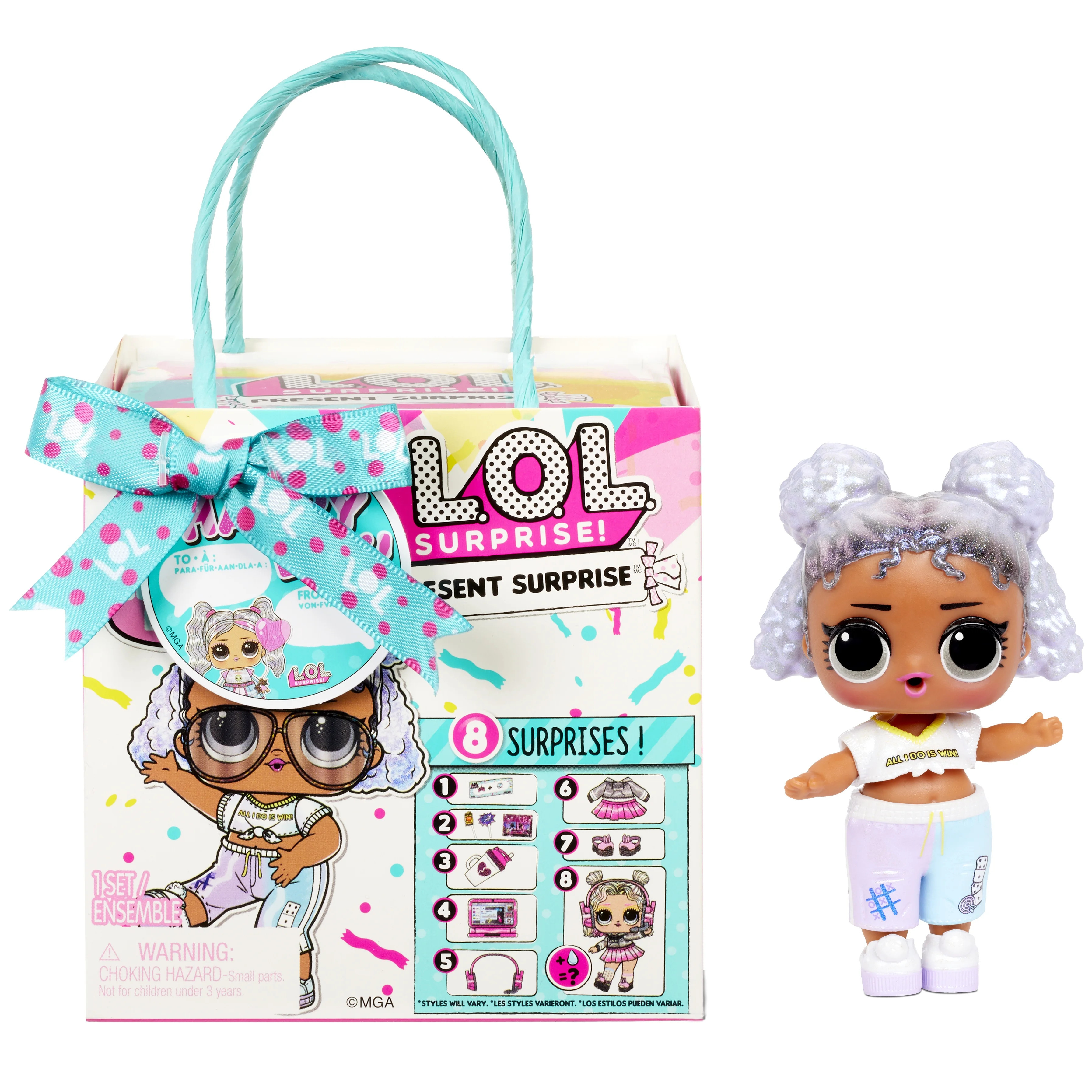 LOL Surprise Present Surpriseâ¢ Series 3 Birthday Month Theme with 8 Surprises | Walmart (US)