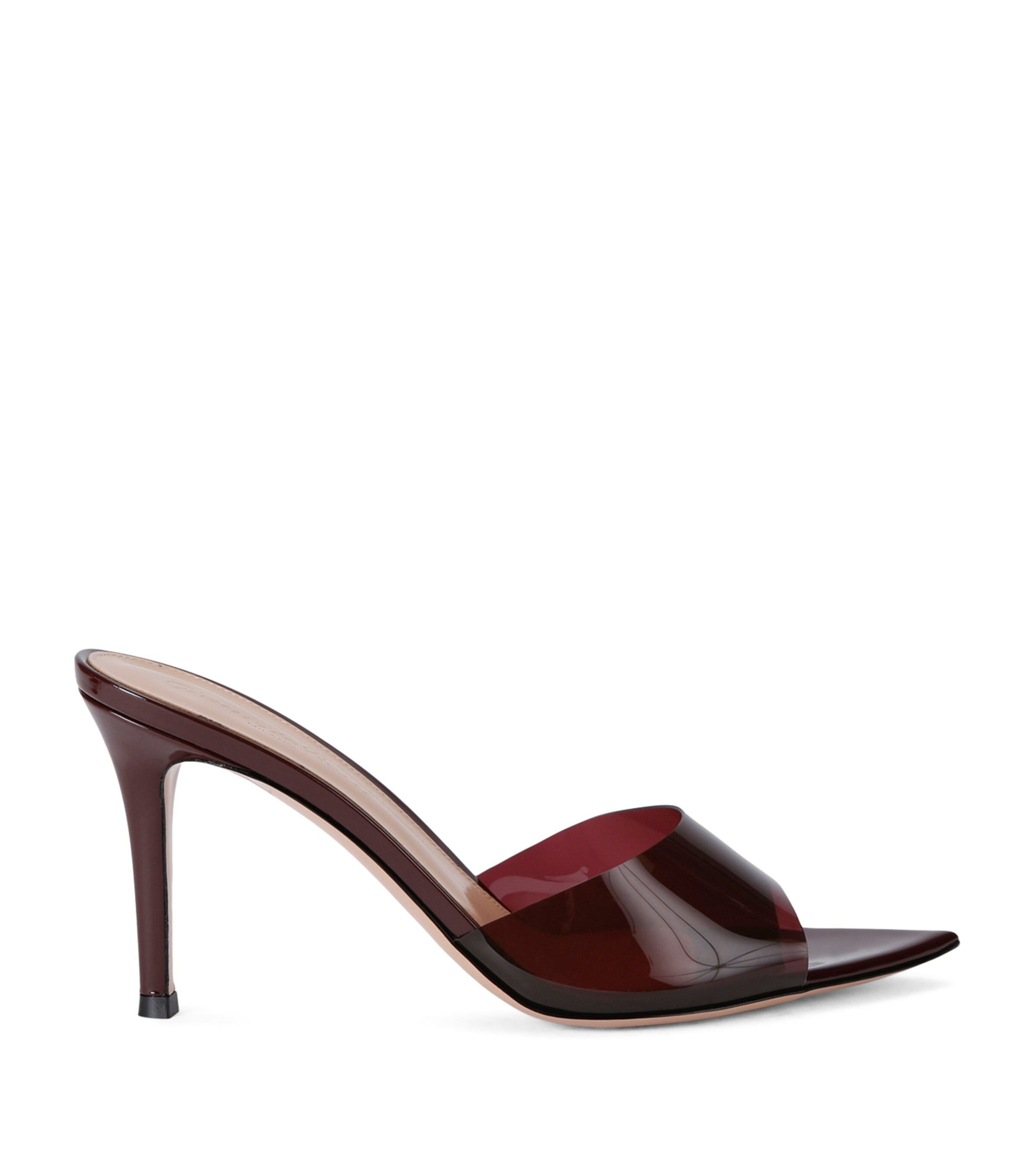 Gianvito Rossi Plexi Elle Mules 85 | Harrods