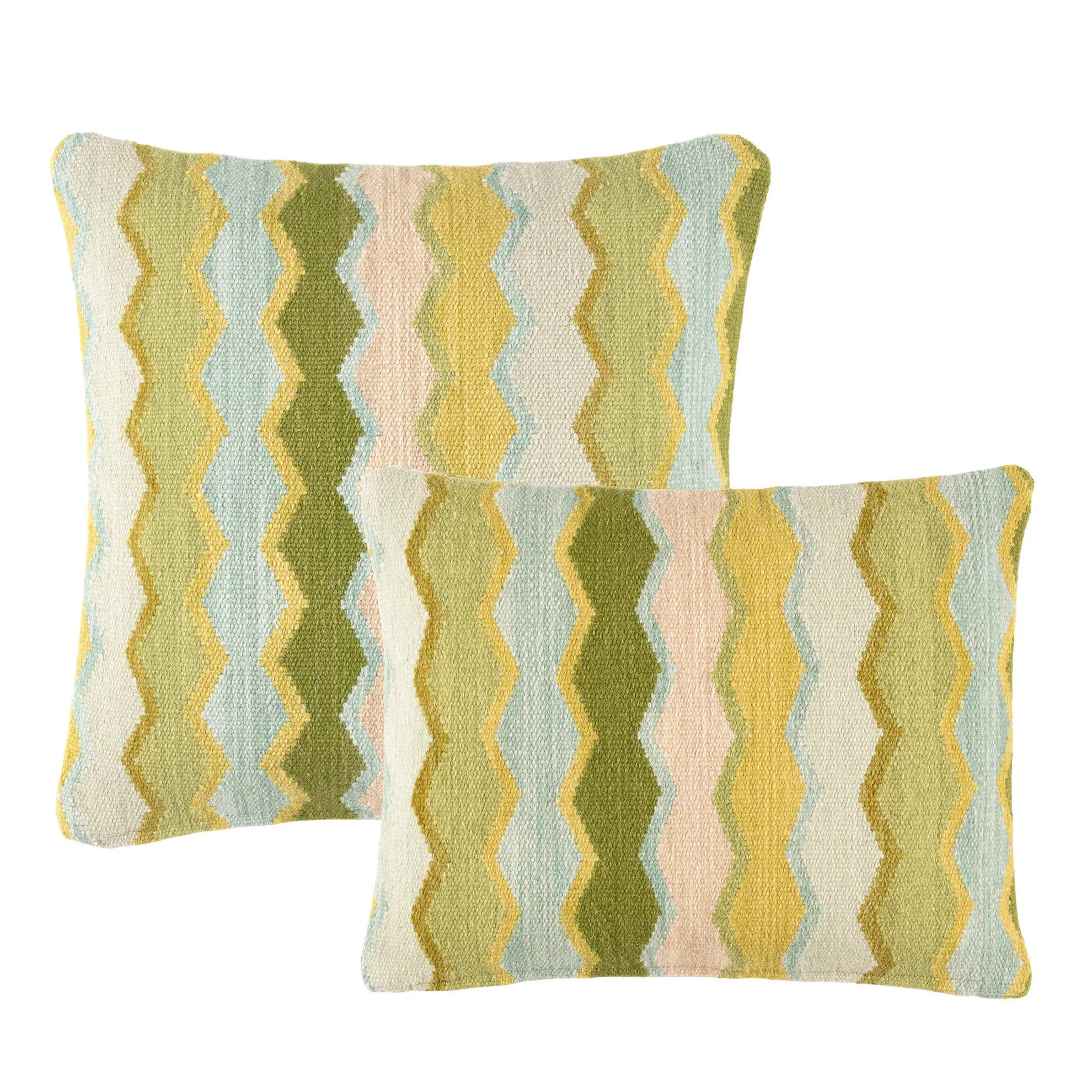 Safety Net Green Decorative Pillow Cover | Annie Selke