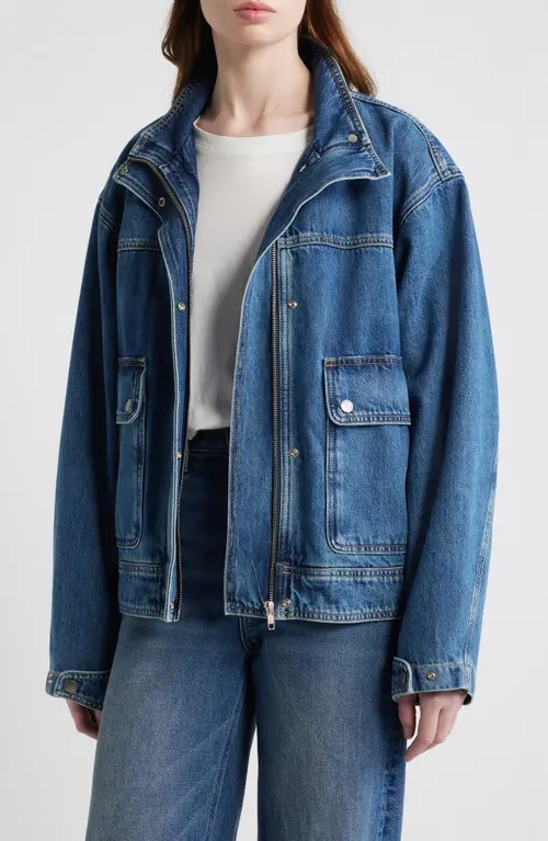 rag & bone Sophia Denim Jacket in Easton at Nordstrom, Size Medium | Nordstrom