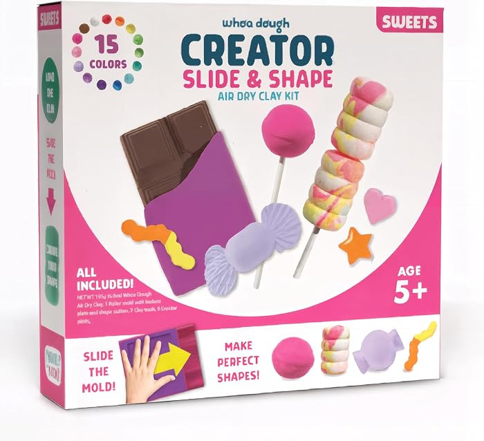 Chuckle & Roar Sensory Dough Kit - 15 Colors, 15 Resealable Bags, Ages 5+ - No-Fail Roller Molds ... | Amazon (US)