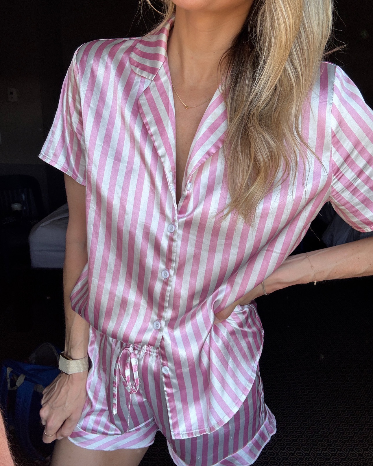 These are the PJs me and my girlfriends all wore on my 40th birthday party trip. They are on sale for only $13 right now! ￼And I love them. They’re super affordable and I’ve held up 1.5 years already. And then also linking my zip patches. Sometimes I like the clear ones, but sometimes I would rather the patch and just be obvious than trying to hide it if that makes sense. So I love these cute ones. There’s a few different options. 

Also linking my outfit from yesterday below. It’s Cuose so you can use my code LoveAli15 for order over $70 AND LoveAli20 for orders over $139 ￼

#LTKmorningroutine #LTKmomlife #LTKdayinmylife
