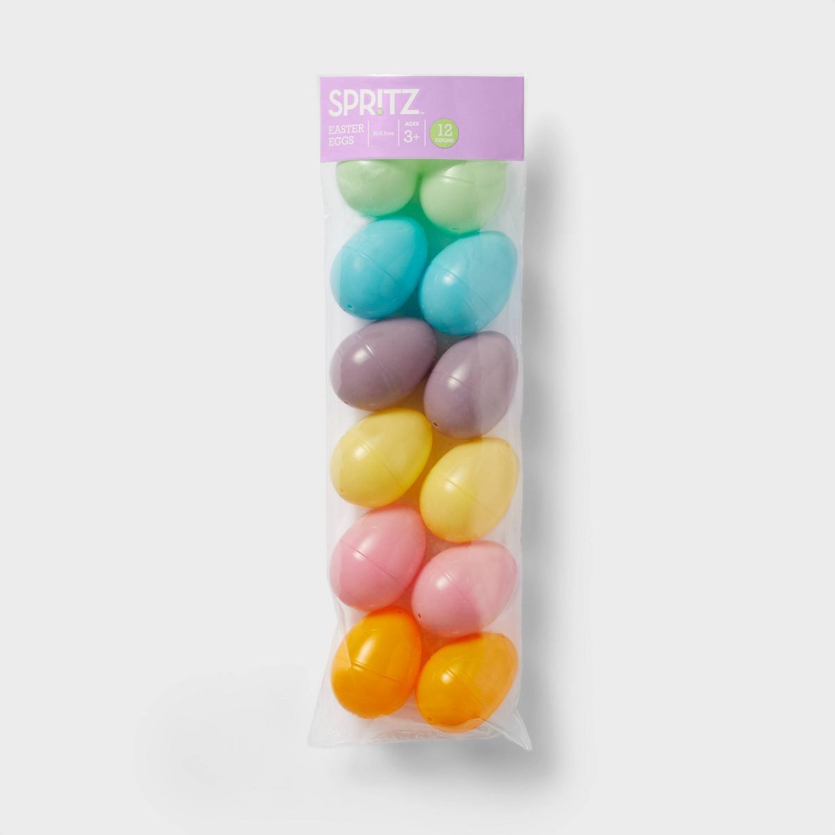 12ct Fillable Easter Plastic Eggs Pastel - Spritz™ | Target