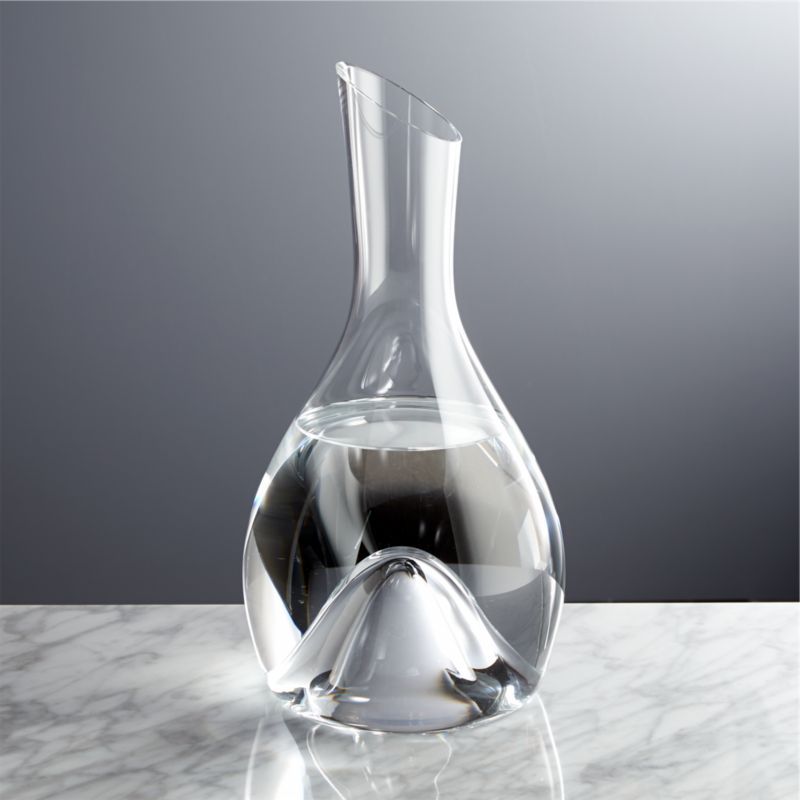 Marin Oregon Modern Decanter + Reviews | Crate & Barrel | Crate & Barrel