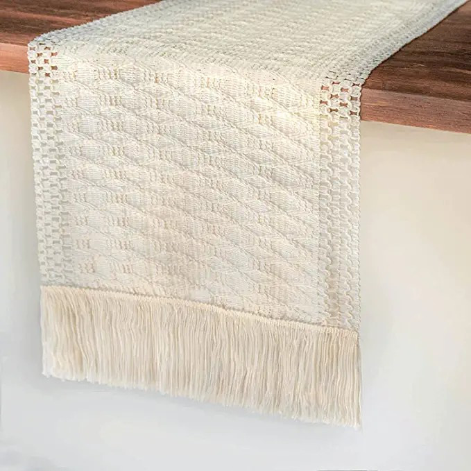 Amazon.com: Kaggi Aspire Table Runner - Premium Quality Natural Farmhouse Table Runner, Kitchen R... | Amazon (US)
