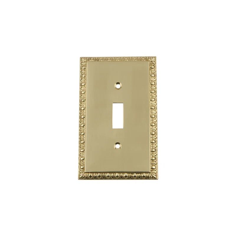 Egg and Dart 1-Gang Toggle Light Switch Wall Plate | Wayfair North America
