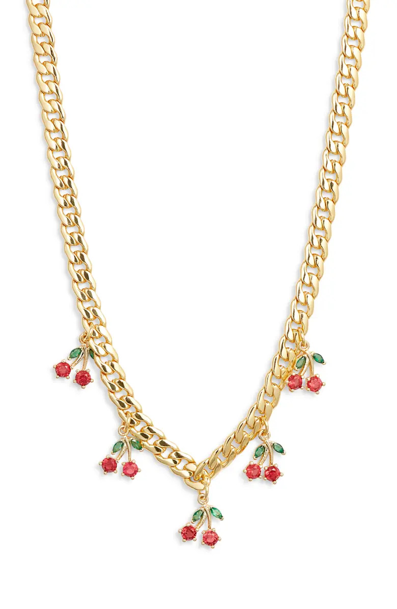 Cherry Pie Curb Chain Necklace | Nordstrom