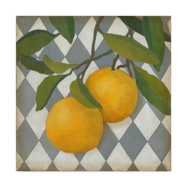 Trademark Fine Art 'Fruit and Pattern IV' Canvas Art by Megan Meagher - Walmart.com | Walmart (US)