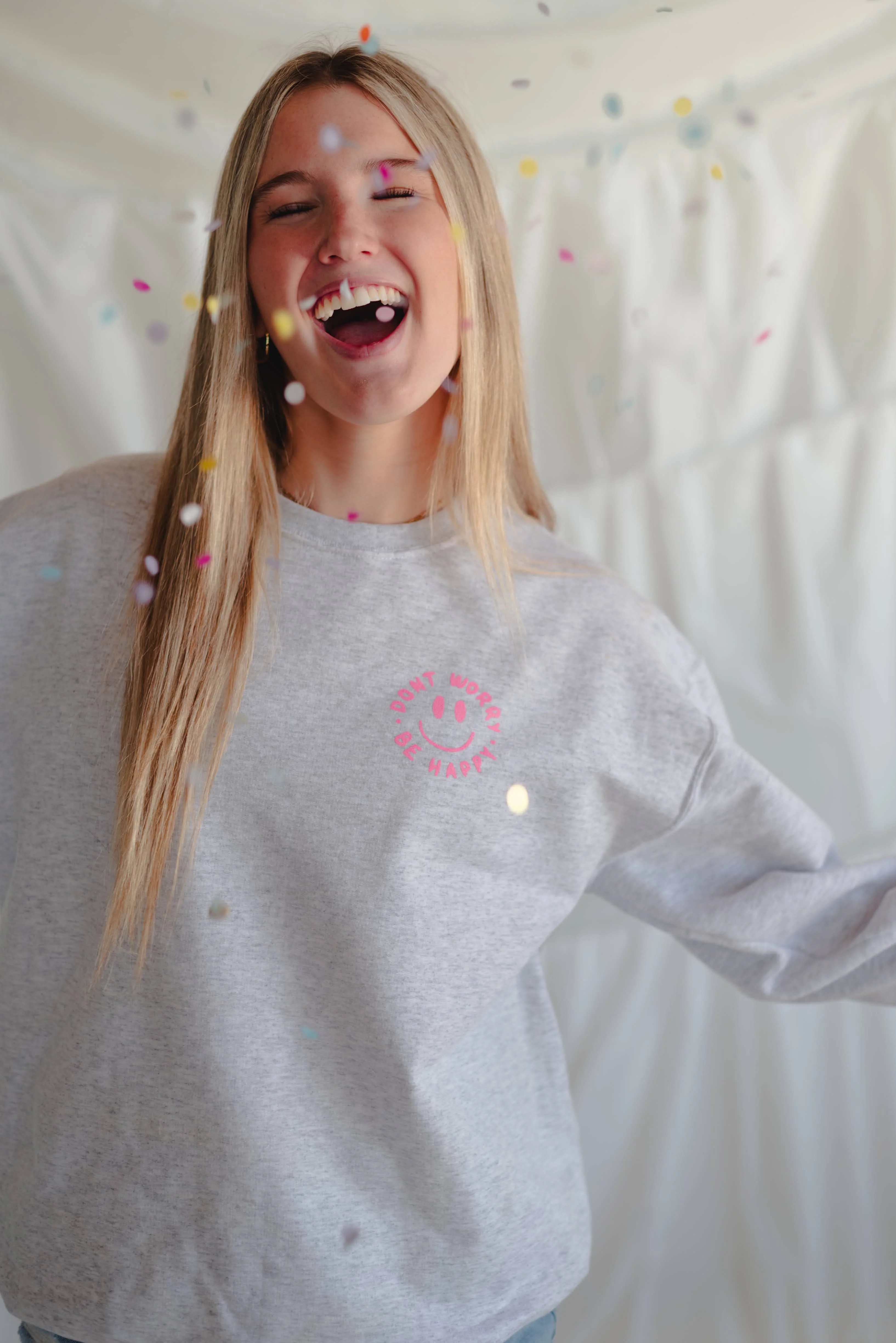 Be Happy Pullover | Dear Heart