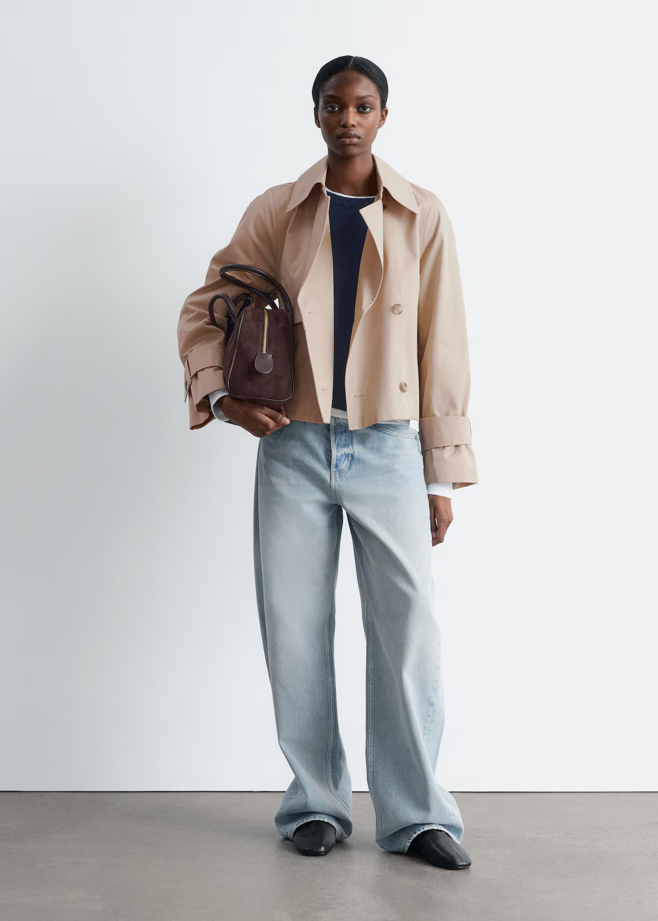 Short Trench Coat Jacket | H&M (UK, MY, IN, SG, PH, TW, HK)
