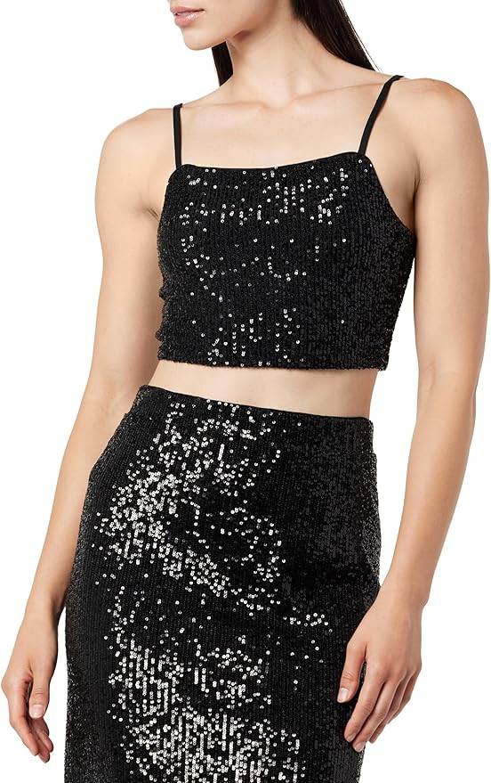 The Drop Women's Freddie Sequin Bralette | Amazon (US)