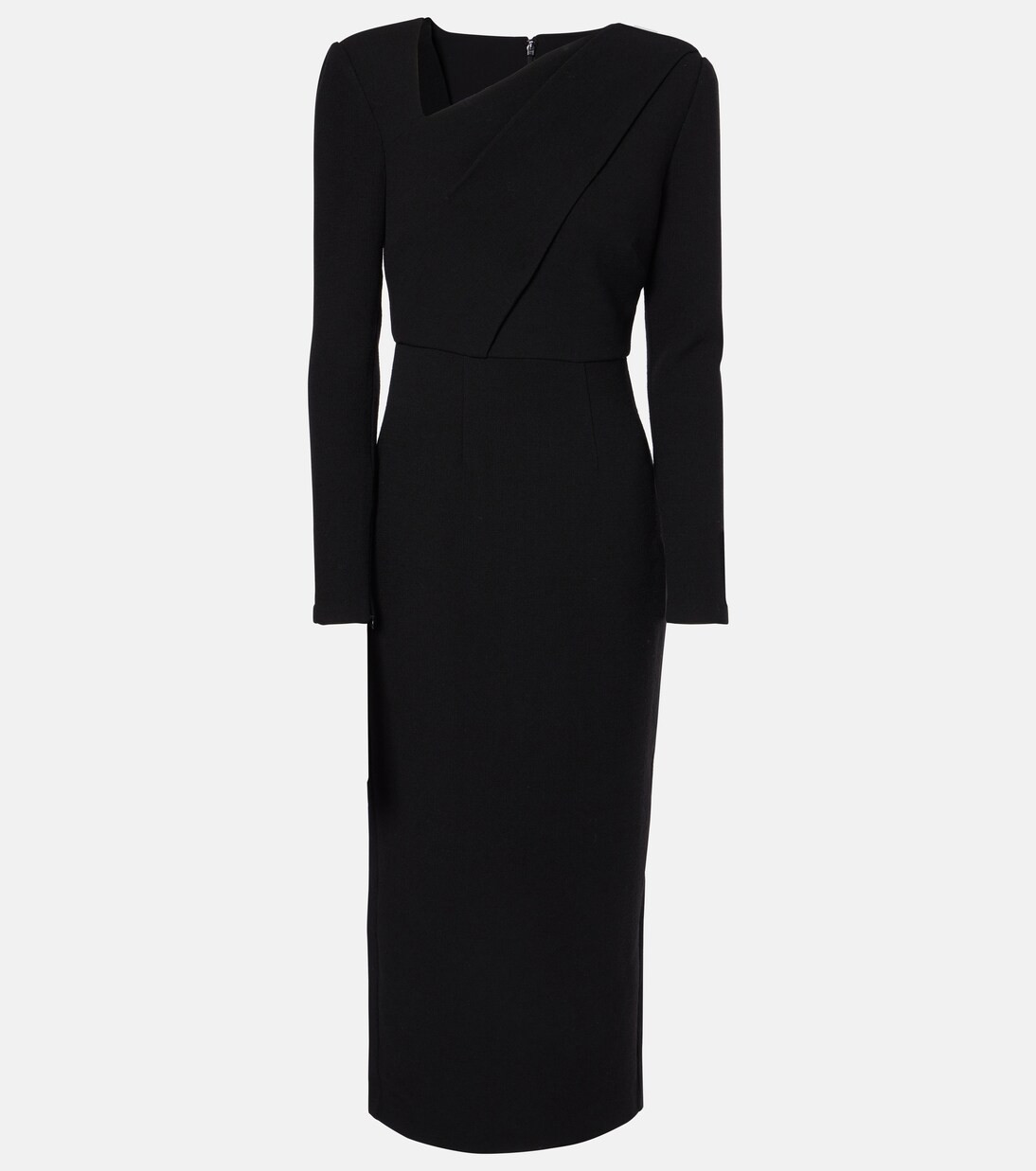 Wool crêpe midi dress | Mytheresa (UK)