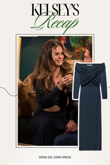 Get Kelsey Anderson’s look from from The Bachelor. Her Zara dress is sold out, linking some pre-loved options. Shop the look below 👇 
Photo 📸: ABC


#LTKstyletip #LTKSeasonal #LTKU