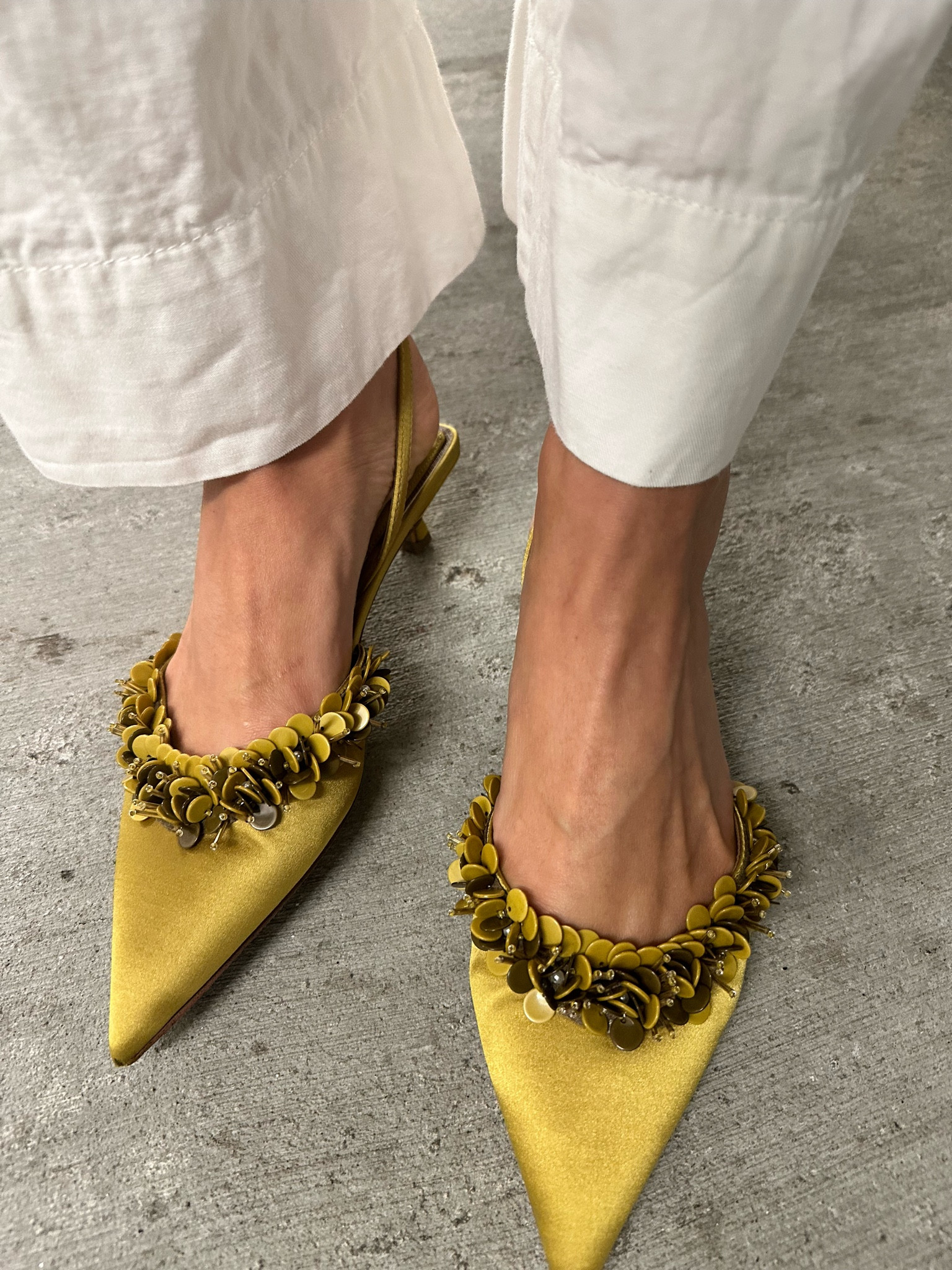 fall heels, slingback heels, chartreuse shoes, wedding guest