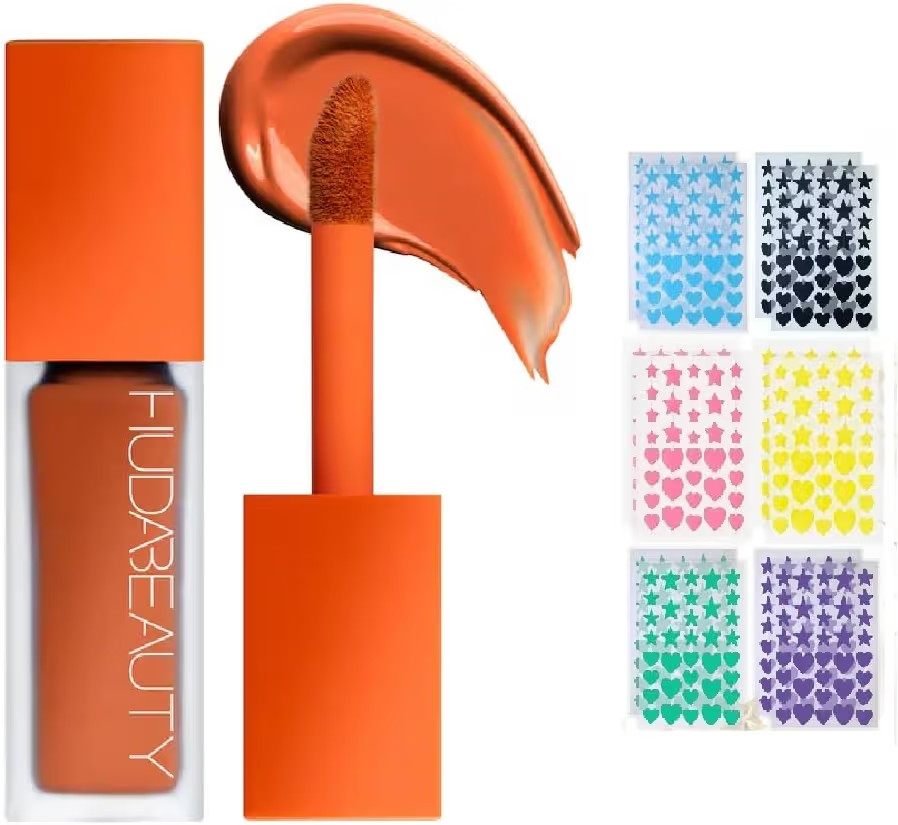 H.U.D.A BEAUTY #FAUXFILTER Under Eye Color Corrector 0.3 oz / 9 mL (Papaya, 0.3 oz / 9 ml) + Bonu... | Amazon (US)