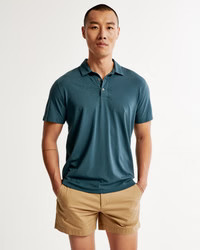 Cotton-Modal Polo | Abercrombie & Fitch (US)