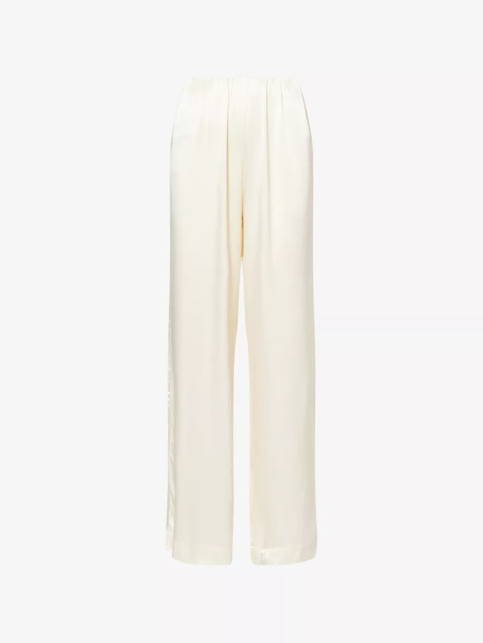 Monica Wide-Leg Woven Trousers | Selfridges