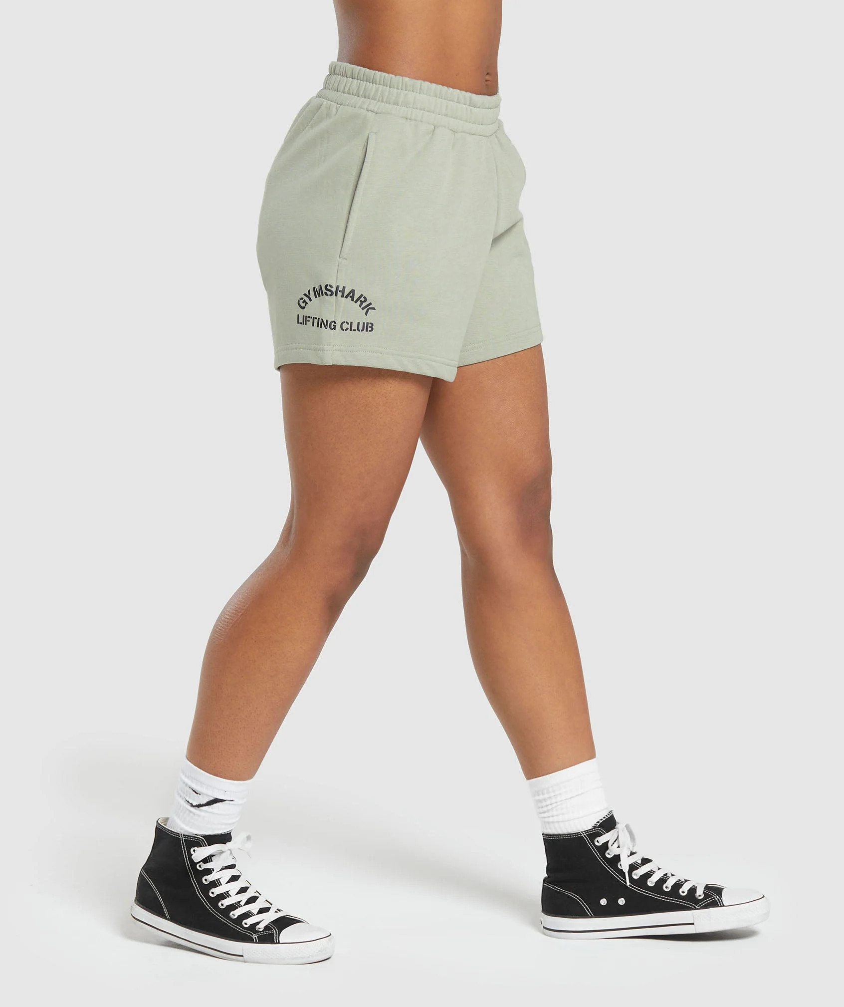 Gymshark Built Graphic Shorts - Stone Grey | Gymshark US