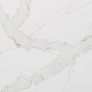 4 in. x 4 in. Quartz Countertop Sample in Calacatta Goa | The Home Depot