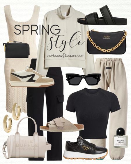 Shop these Nordstrom spring outfit finds! Skims t shirt, SLG, Kate Spade bag, essentials sweatpants, sweater dress, Schutz Enola Slide sandals, Birkenstock Kyoto sandals, Mothers jeans, Marc Jacobs Duffle bag, Rag & Bone Retro Court sneakers, Prada sneakers and more! 

Follow my shop @thehouseofsequins on the @shop.LTK app to shop this post and get my exclusive app-only content!

#liketkit 
@shop.ltk
https://liketk.it/4ypBQ

#LTKstyletip #LTKshoecrush #LTKSeasonal