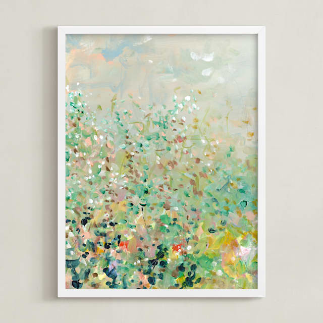 "English Garden I" - Painting Limited Edition Art Print by Lindsay Megahed. | Minted