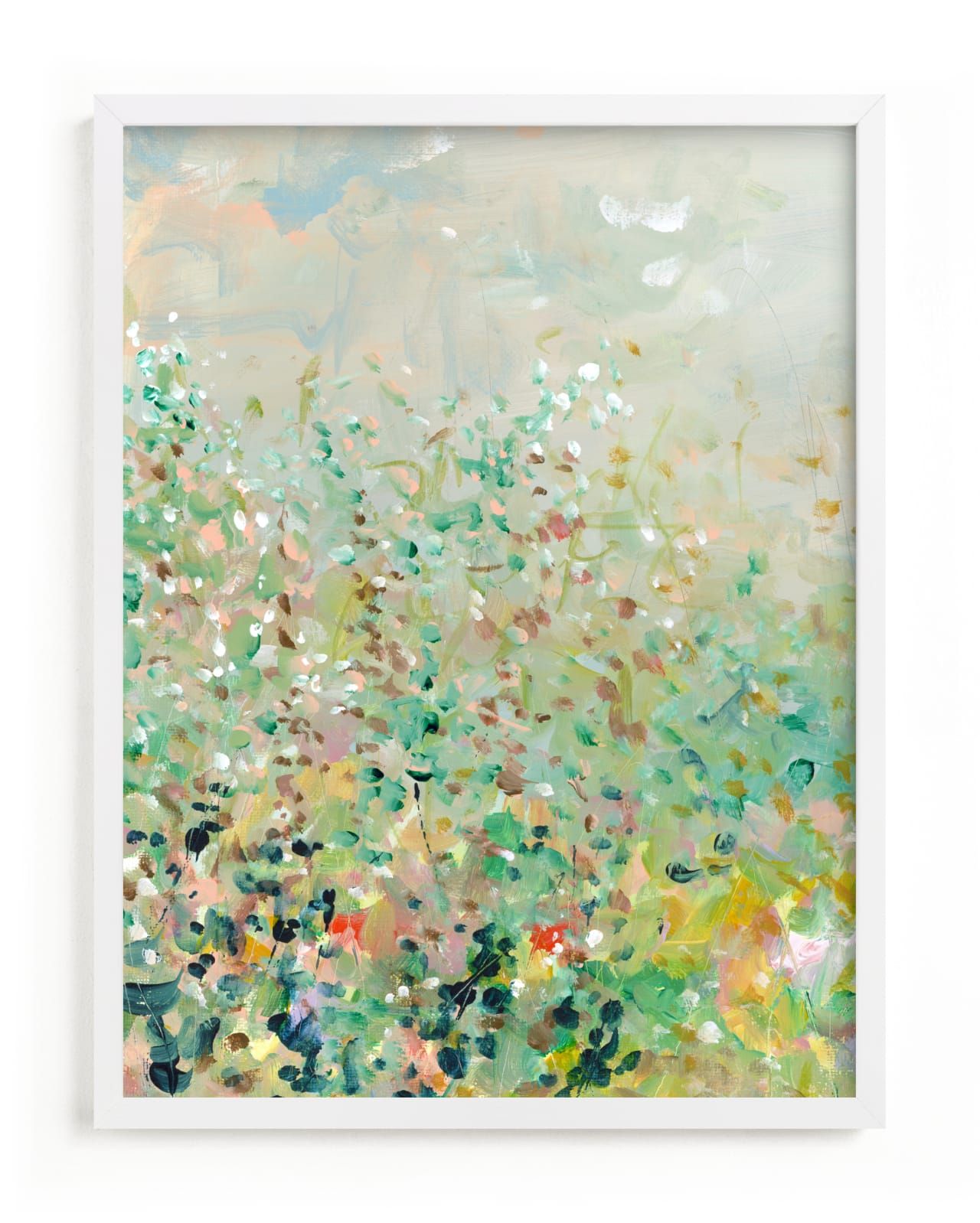"English Garden I" - Painting Limited Edition Art Print by Lindsay Megahed. | Minted