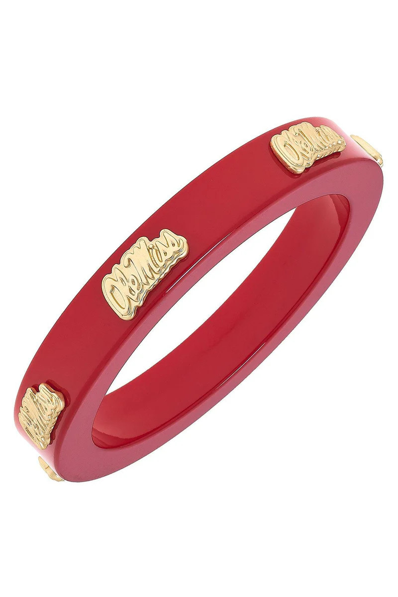 Ole Miss Rebels Resin Logo Bangle | CANVAS