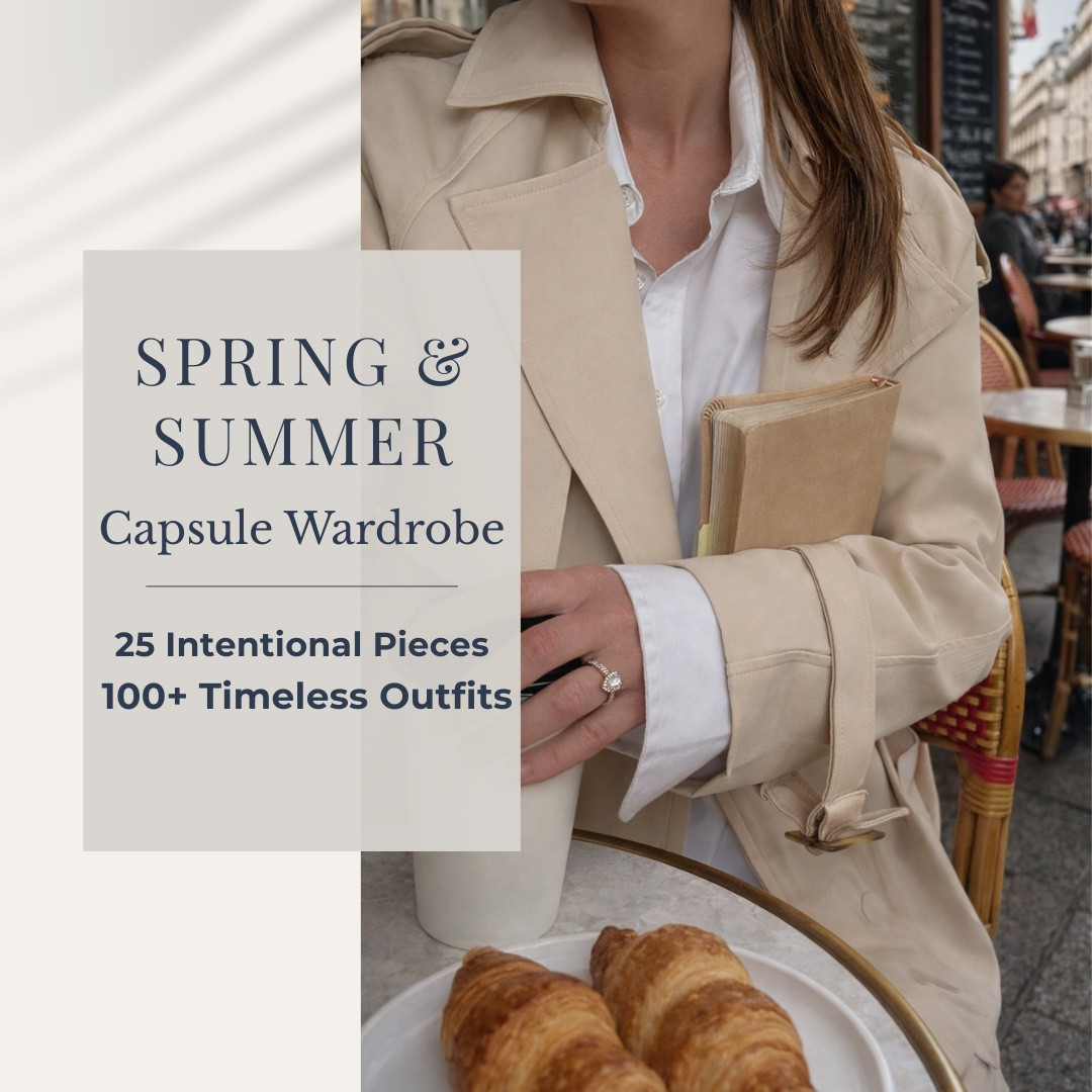 The guide to fewer clothes and better outfits 🤍
My Spring & Summer Capsule Wardrobe is live — 20 timeless pieces, styled 50+ ways to make mornings lighter and dressing easier.

If you love classic, feminine style that actually fits real life (school drop-offs, coffee runs, date nights), this one’s for you.


#CapsuleWardrobeGuide #SpringStyleInspo #SummerOutfits #ClassicStyle #LTKSeasonalStyle #MinimalWardrobe #SimplifyYourCloset #EtsyFinds



#LTKootd #LTKSaleAlert #LTKmomlife

#LTKSeasonal #LTKootd #LTKSaleAlert