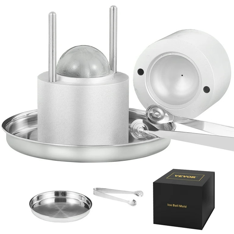 BENTISM Ice Ball Press Kit, 2.4"/60 mm Ice Ball Maker Includes Ice Press, Magnetic Gift Box, Tong... | Walmart (US)