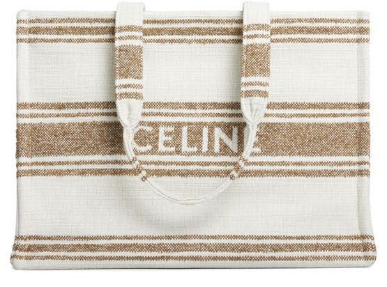 Large cabas Thais in striped textile with Celine jacquard - CELINE | 24S (APAC/EU)