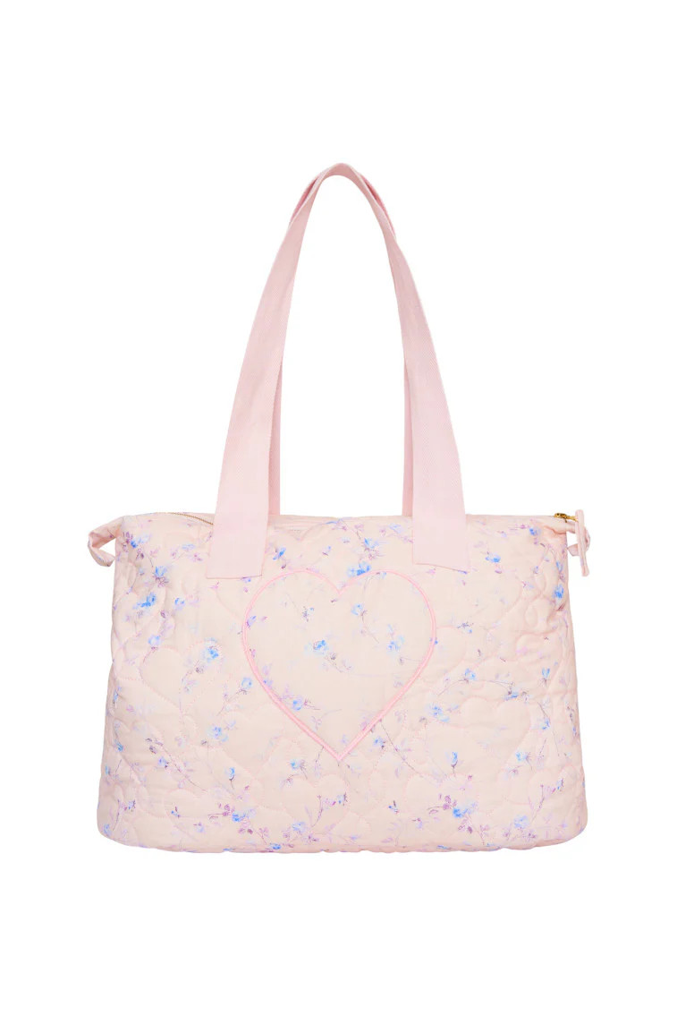 Oran Quilted Weekender Tote | LOVESHACKFANCY