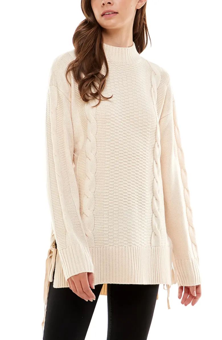 Dani Side Lace-Up Sweater | Nordstrom