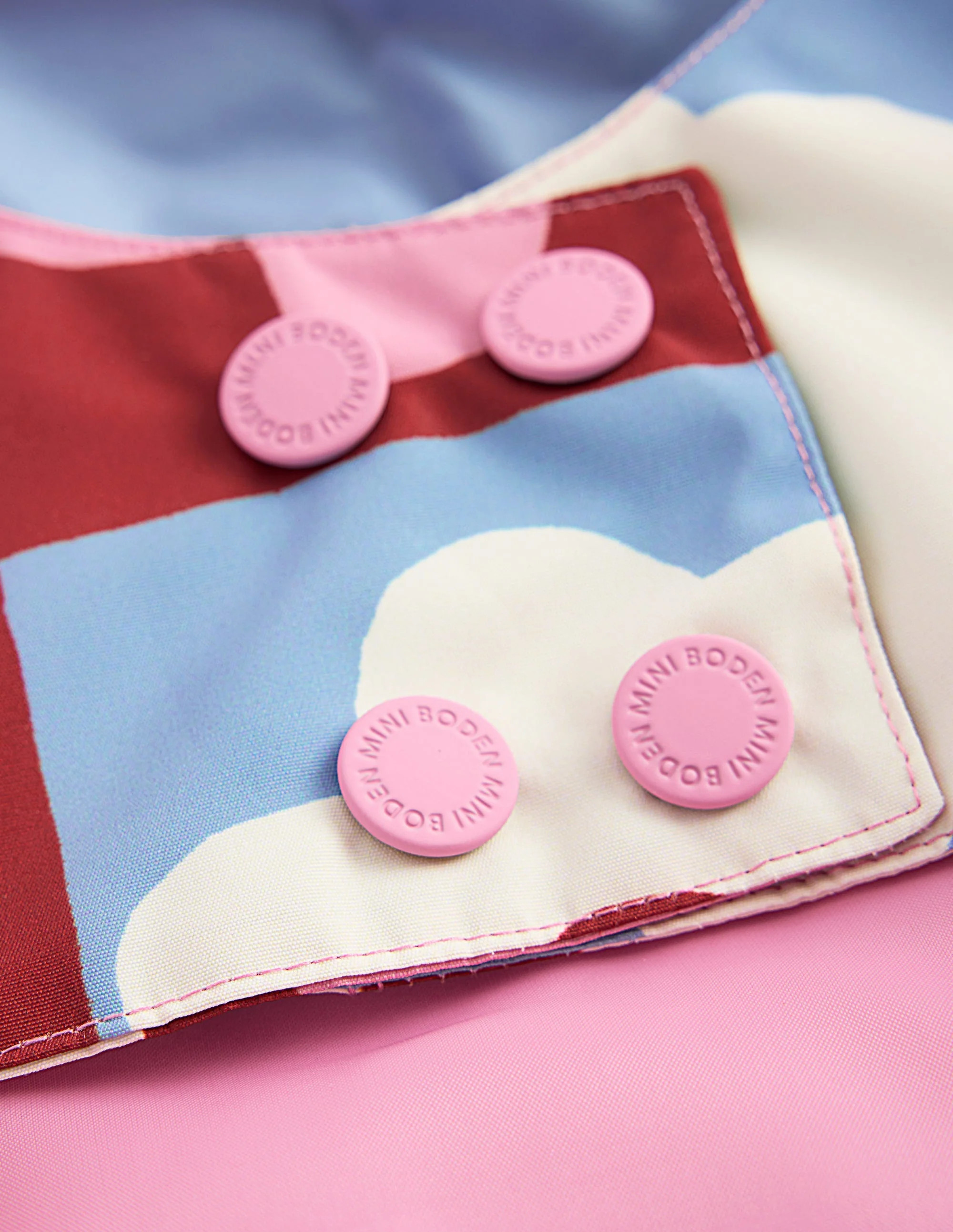 All-weather Waterproof Coat-Multi Flower Check | Boden (US)