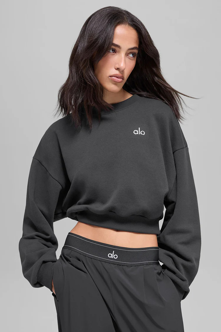 Cropped Accolade Crewneck | Alo Yoga (US)