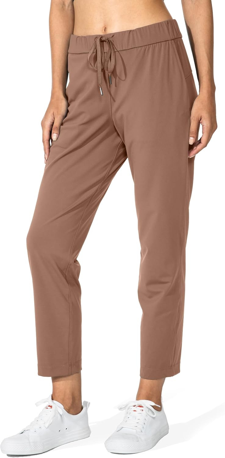 G Gradual Women's Pants with Deep Pockets 7/8 Stretch Ankle Sweatpants | Amazon (US)