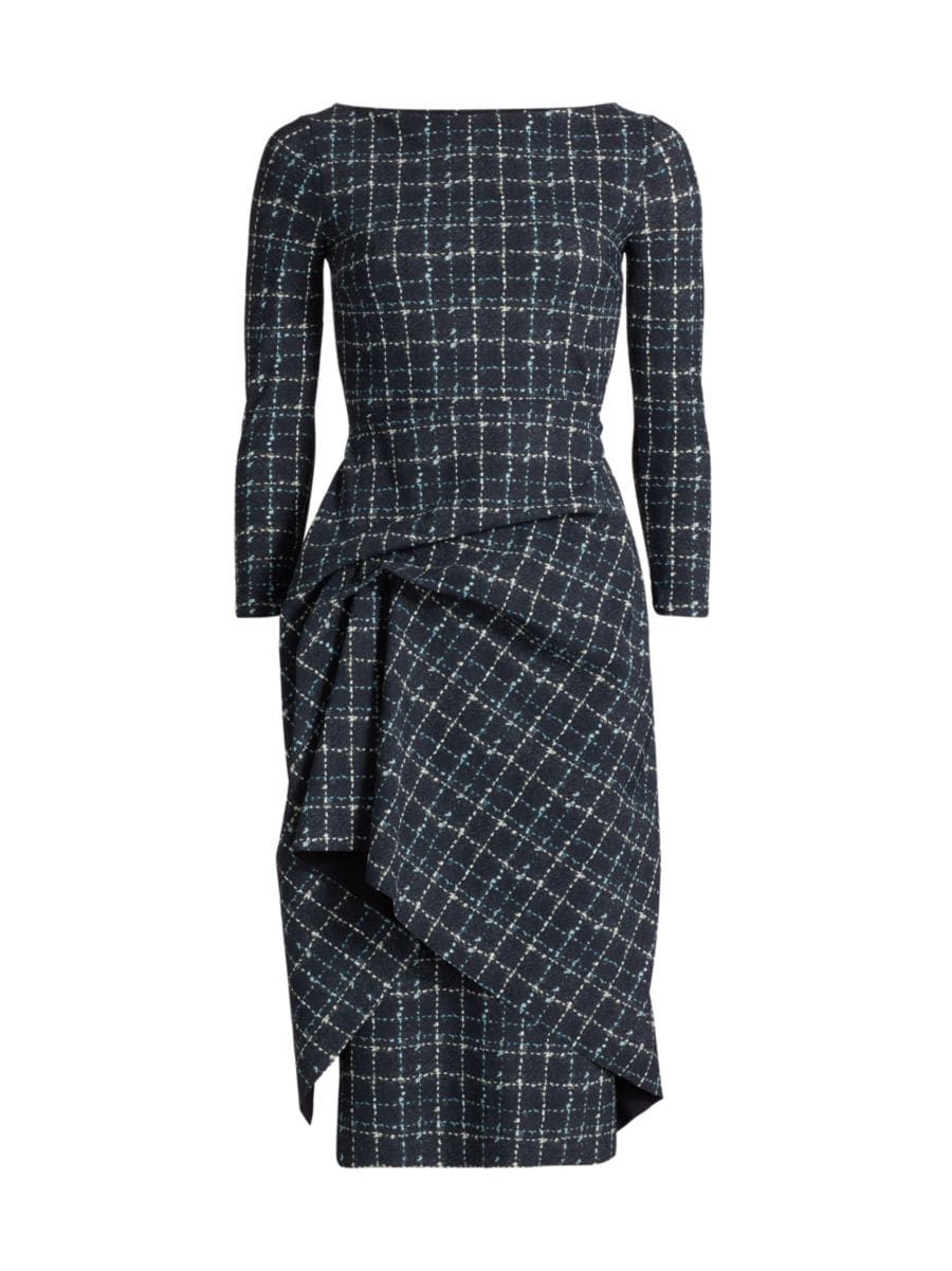 Alula Check Knotted Sheath Dress | Saks Fifth Avenue