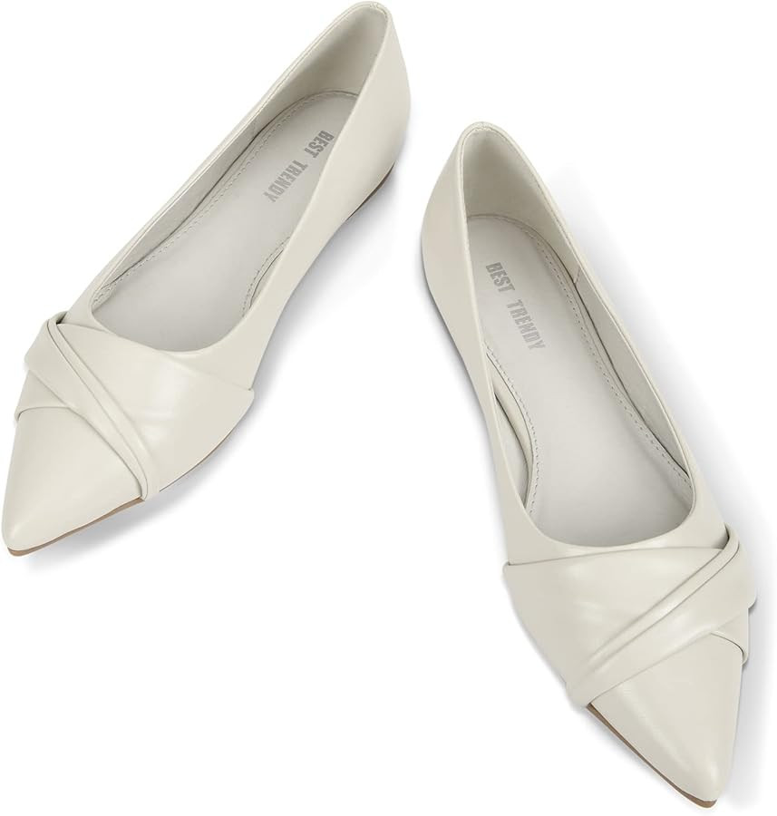 Women’s Comfort Pointed Toe Skimmer Ballet Flats Shoes | Amazon (US)