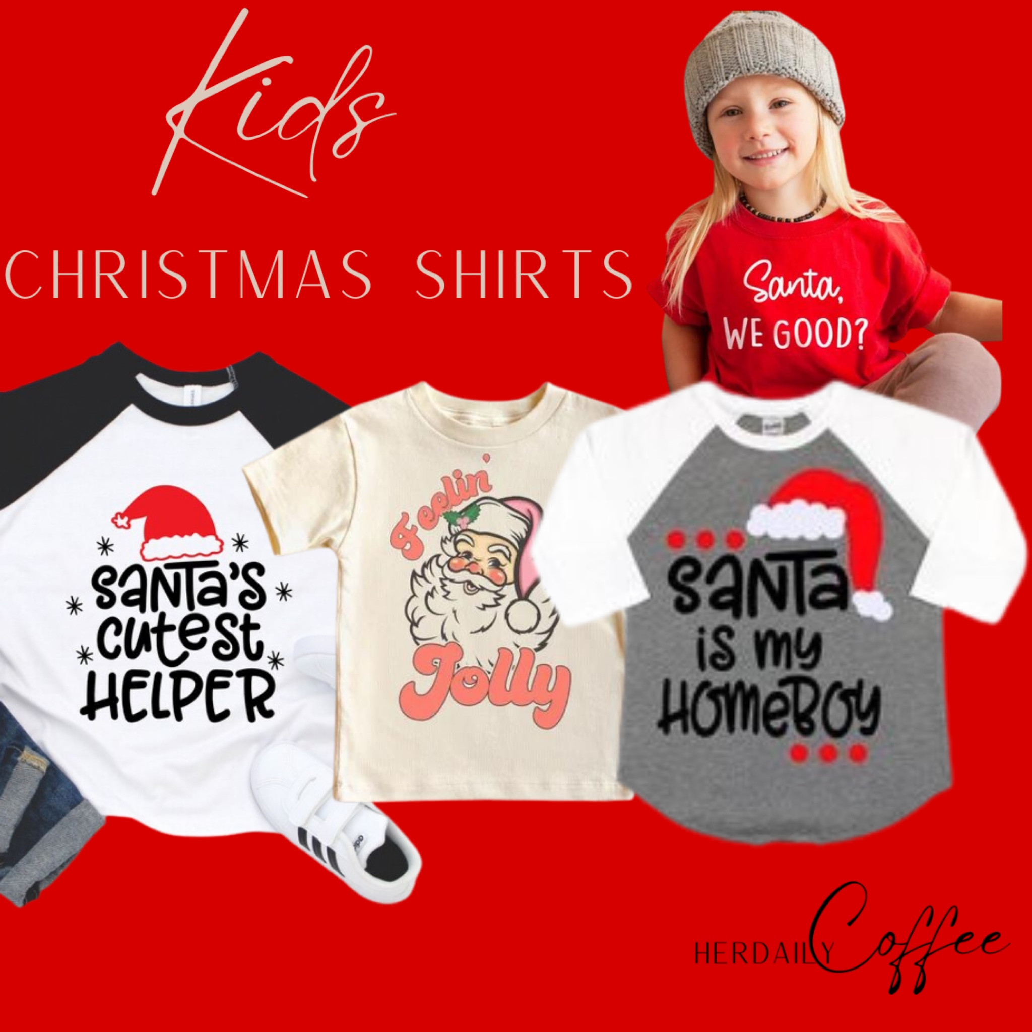 Loving these kids holiday shirts!

#LTKunder100 #LTKSeasonal #LTKHoliday