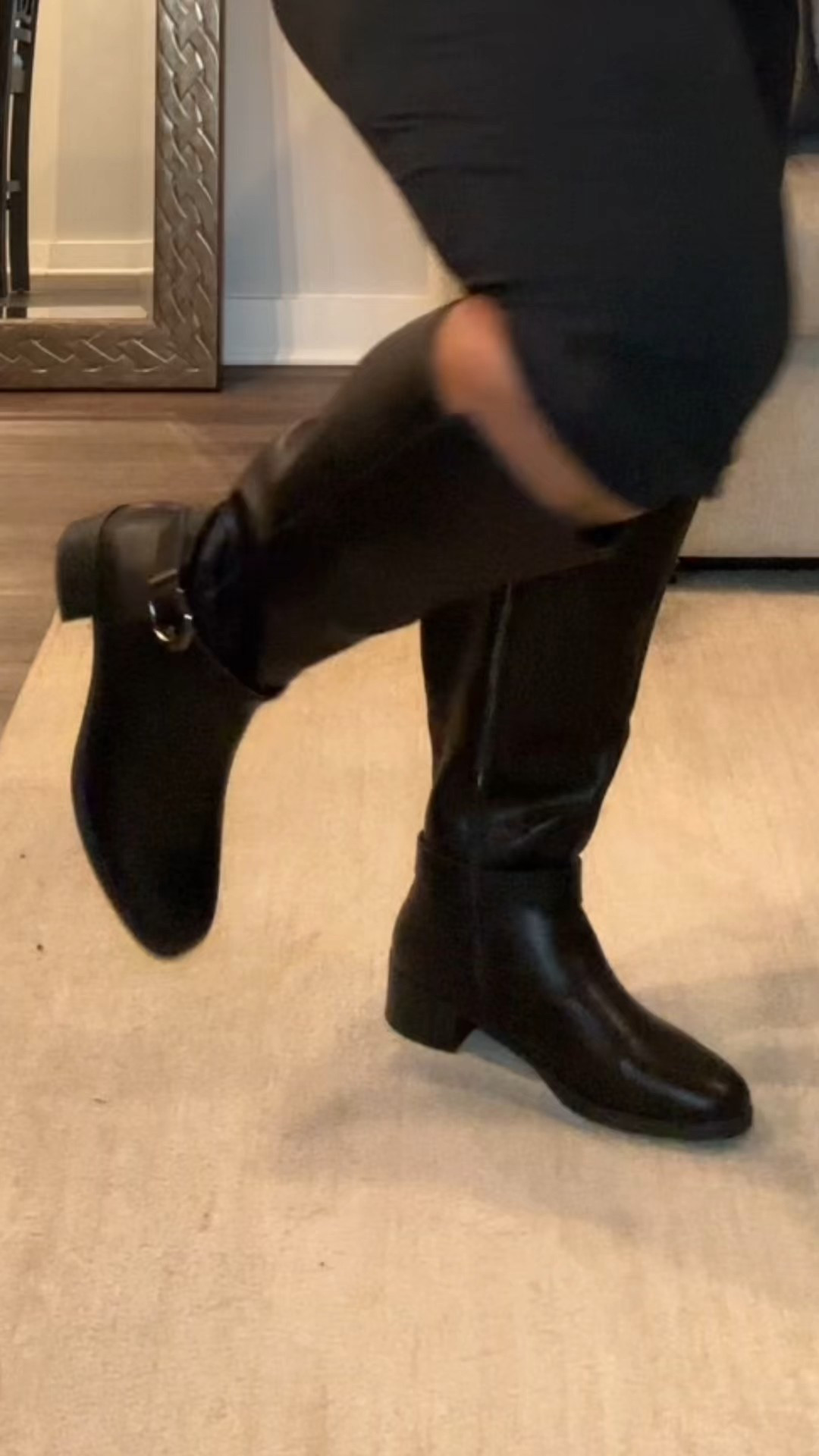 Where are my wide calf girlies? you are going to love this boot. They feel absolutely amazing. The buckle is giving statement and the zipper goes all the way down making it easy for you to slide your foot in and out. #kneehighboots #extrawidecalf #widecalfboots #bootsseason #fallboots #winterboots #blackboots #zipperboots

#LTKSeasonal #LTKShoeCrush #LTKOver40